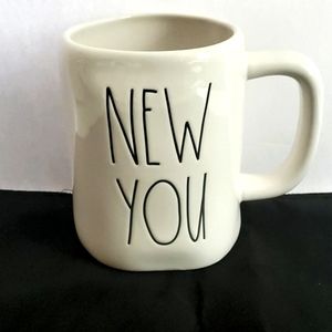Rae Dunn 'NEW YOU' Mug